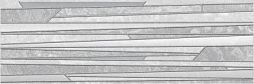 Декоративная плитка Laparet 17-03-06-1187-0 Alcor 60x20 серая глазурованная глянцевая / неполированная под мрамор