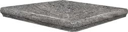 Ступень угловая SDS Keramik 243155582 Frankfurt Blaugrau 32х32 серая глазурованная матовая под камень