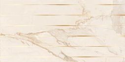 Декоративная плитка Kerlife CALACATTA GOLD CALACATTA GOLD LINEA 63x31.5 бежевая глянцевая линии