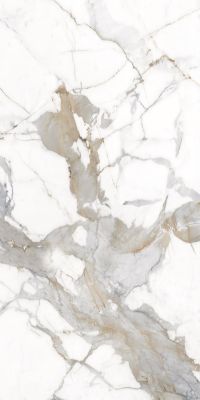 Керамогранит Primavera PR223 Maverick White polished 60x120 белый / серый полированный под мрамор