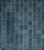 Мозаика Marble Mosaic Square 23x23 India Green Pol 30x30 синяя|зеленая полированная под камень, чип 23x23 квадратный