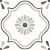 Керамогранит Peronda 3356231084 Tanger Sand Flower 12.3x12.3 микс матовый / противоскользящий с орнаментом
