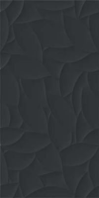 Настенная плитка Paradyz Esten Grafit Struktura A 29.5x59.5/35.2 черная матовая структурированная