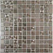Мозаика NSmosaic PORCELAIN PR2323-09 300x300 коричневая матовая