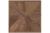 Керамогранит Fanal Dec. Forest Caoba 7575 Rec 75x75 коричневый матовый под дерево с орнаментом