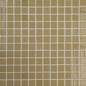Мозаика Vidrepur Colors 101 бежевая (на сцепке) 31.7х39.6 бежевая глянцевая моноколор, чип 25x25 квадратный