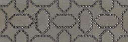 Декоративная плитка Kerama Marazzi DC\B08\13060TR Раваль 30x89.5 (9 мм) серая матовая под металл / с орнаментом