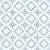 Напольная плитка Dvomo С0004803 Timeless Cannes 45x45 бело-синяя гладкая матовая с орнаментом