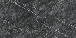 Керамогранит Ariostea UM6L157677 Ultra Marmi GRIGIO CARNICO Lucidato Shiny (LS) 75x150 черный полированный под мрамор
