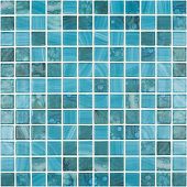 Мозаика Vidrepur С0004169 Nature Royal № 5607 MT (на сетке) 31.7х31.7 голубая глянцевая авантюрин, чип 25x25 квадратный