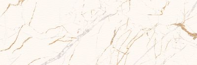 Настенная плитка Paradyz 57482 Guarda Bianco Decor Rekt Polysk 29.8x89.8 белая структурированная под мрамор
