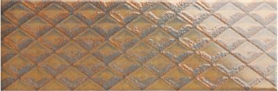 Настенная плитка Mainzu PT03244 Bellagio Reflex 10x30 коричневая глянцевая с орнаментом