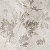 Керамогранит Керамин Денвер 1Д 40x40 серый глазурованный матовый с листьями