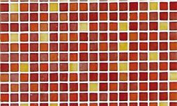 Мозаика Ezarri Растяжка Rojo №7 49.5x49.5 красная глянцевая