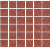 Мозаика ROSE MOSAIC A87 Matrix color 2+ (размер чипа 10x10 мм) 31.8x31.8 кирпичная глянцевая моноколор