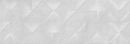 Настенная плитка Gracia Ceramica 010100001307 Origami grey wall 02 300х900 светло-серая матовая под бетон / 3D узор