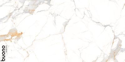Керамогранит Buono Ceramica M4406P Marble Аletta Glossy 60x120 белый полированный под мрамор