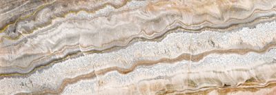 Настенная плитка Eletto Ceramica 587842005 Gala Ivory Alabastro (Комп. 2 Шт) 48.4x70 коричневая матовая под камень
