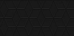 Настенная плитка Laparet х9999213231 Tabu 60x30 черная глазурованная матовая геометрия
