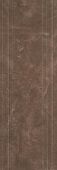 Avangard 400x1200 Wall Line Decor Brown Glossy