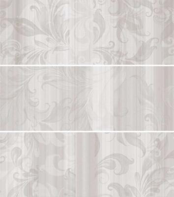 Декоративная плитка Itt Ceramica Aqua White Décor (3 Вида) 20x60 белая глянцевая 