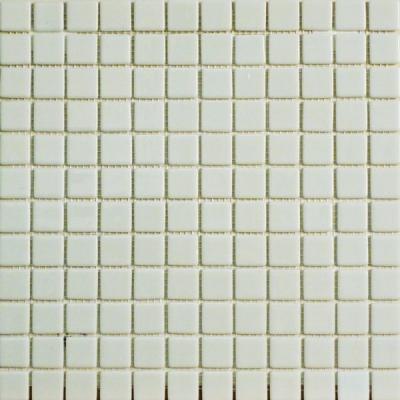 Мозаика Vidrepur С0001386 Colors 103 (на бумаге) 31.7х31.7 молочная глянцевая моноколор, чип 25x25 квадратный
