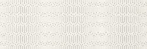 Настенная плитка APE Ceramica MPL-003017 Twist Zooco White rect. 40x120 белая матовая под обои