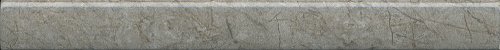 Бордюр Kerama Marazzi PFE041 Каприччо 20x2,0 серый глянцевый под мрамор