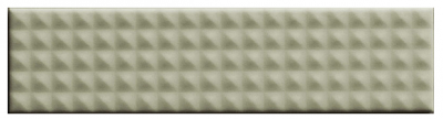 Настенная плитка 41zero42 4100687 Biscuit Stud Salvia 5x20 оливковая матовая 3D узор / геометрия
