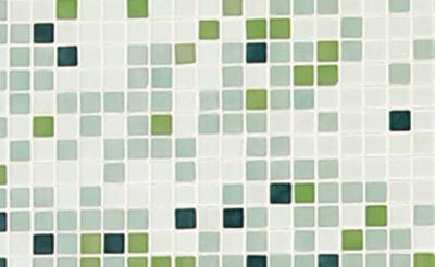 Мозаика Ezarri Растяжка Verde №3 49.5x49.5 зеленая глянцевая
