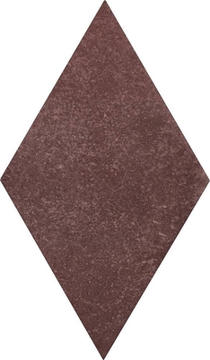 Керамогранит CIR Ceramiche 1069791 Materia Prima Rombo JEWEL 13.7x24 коричневый / красный глянцевый моноколор