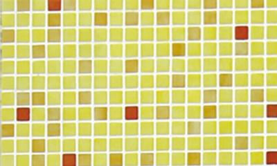 Мозаика Ezarri Растяжка Rojo №1 49.5x49.5 желтая глянцевая