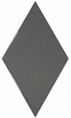 Настенная плитка Equipe 22751 Rhombus 26.3x15.2 серая глянцевая моноколор