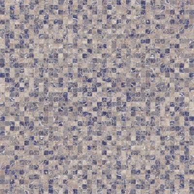 Керамогранит Laparet х9999209340 Arte 40x40 коричневый / синий глазурованный матовый / неполированный под камень / под мозаику
