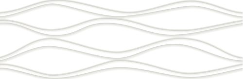 Настенная плитка EspinasCeram RWD3090 Royal White Decor 30x90 белая рельефная глянцевая волнистая