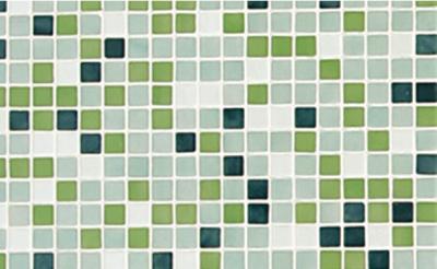 Мозаика Ezarri Растяжка Verde №4 49.5x49.5 зеленая глянцевая