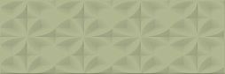 Настенная плитка EM-TILE УТ-00010036 Milagro Stel Olive 20x60 зеленая матовая орнамент