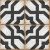 Керамогранит Ennface ENPTR6004MT2020 Pattern Morocco Beige matt 20x20 черный / бежевый с орнаментом