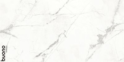 Керамогранит Buono Ceramica M4400P Marble Statuario Alba Glossy 60x120 белый полированный под мрамор