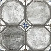 Керамогранит Керамин Брюгге 1 40x40 серый глазурованный матовый под камень