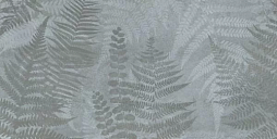 Керамогранит Pamesa 071.869.0183.12235 Cover Vulcan Silver Rect. 60x120 серый лаппатированный с листьями