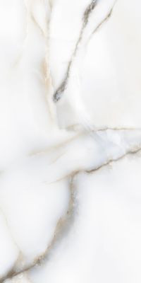 Керамогранит A-Ceramica Hexa White Polished 60×120 7mm белый глянцевый под камень