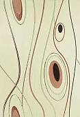 Декоративная плитка Керамин CDB00000665 Сакура 3 27.5x40 оливковая матовая с орнаментом