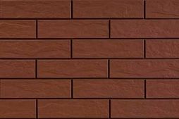 Фасадная плитка Elewacja rustico burgund 24.5x6.5