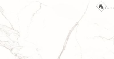 Керамогранит NS Ceramic NSC1271 60x120 белый глянцевый под мрамор