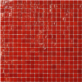 Мозаика ROSE MOSAIC A97 Galaxy (размер чипа 15x15 мм) 32.7x32.7 красная глянцевая моноколор