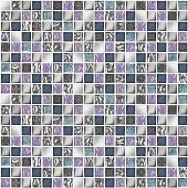 Мозаика Azori 587423005 Marbella Verde 30x30 фиолетовая глянцевая под мозаику