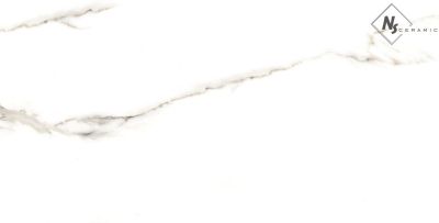 Керамогранит NS Ceramic NSC1272 60x120 белый глянцевый под мрамор
