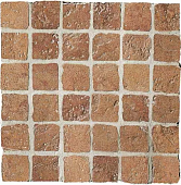 Мозаика Settecento B6515- Mosaico Granato 32.7x32.7 коричневая матовая под камень