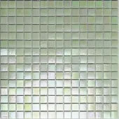 Мозаика Rose Mosaic WA22 Rainbow 31.8x31.8 салатовая глянцевая перламутр, чип 15x15 квадратный